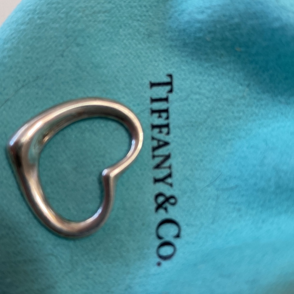Authentic Tiffany & Co. Open Heart Pendant - Picture 5 of 7